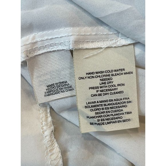 Rachel Rachel Roy Womens Lace Shift Dress Round Neck RD17S290 Gray White Size M - Picture 9 of 10